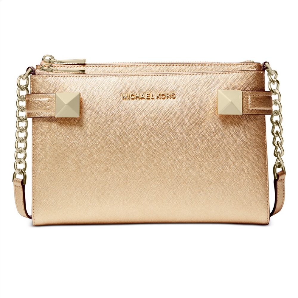 Michael Kors Karla Metallic crossbody